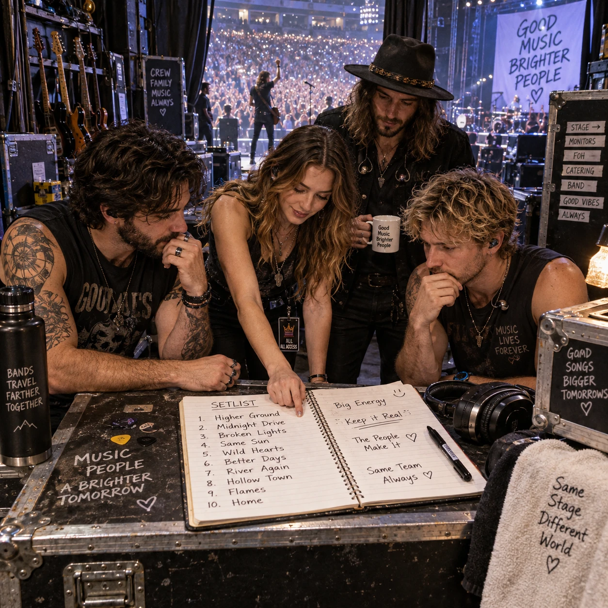 Wie man eine Setlist baut: Energie von der ersten bis zur letzten Nummer steuern